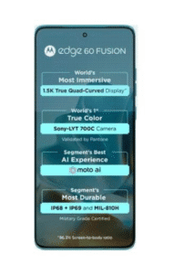 this is a image of motorola fusion smartphone